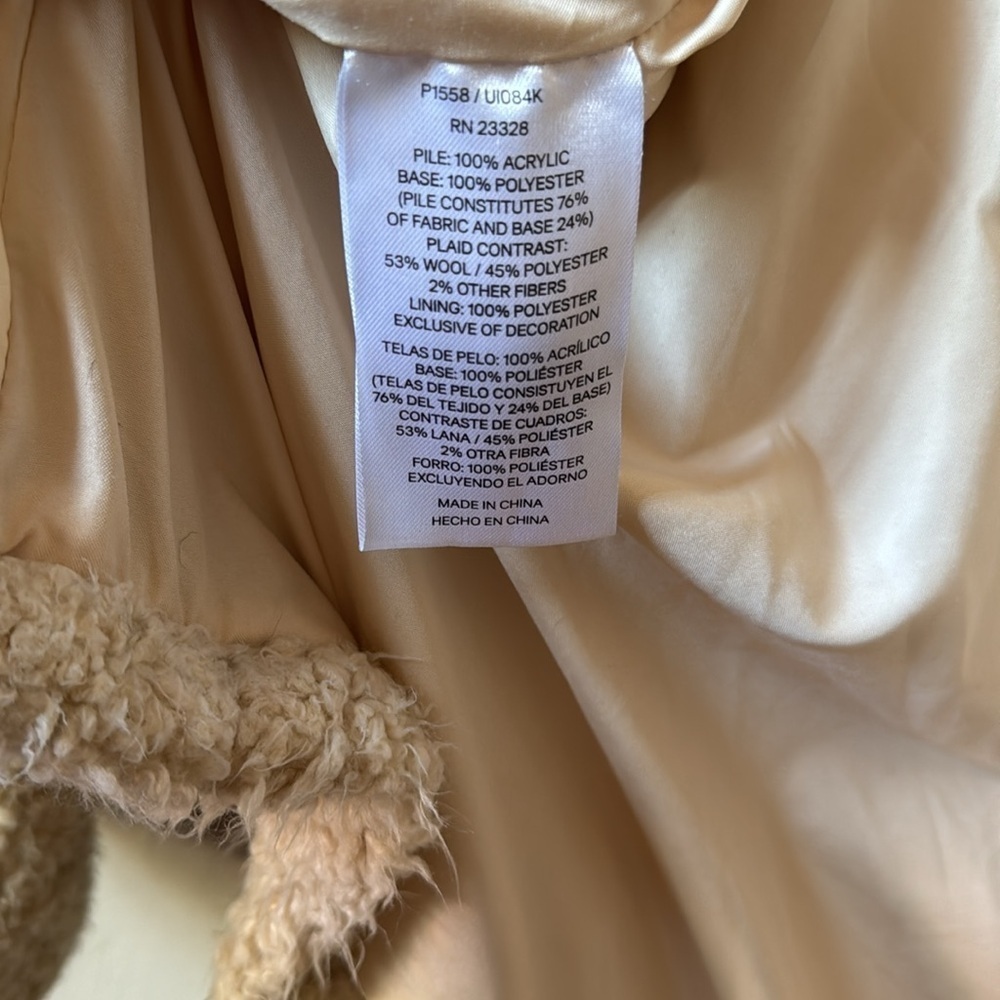 Pendleton Shearling Jacket Size Small - image 6